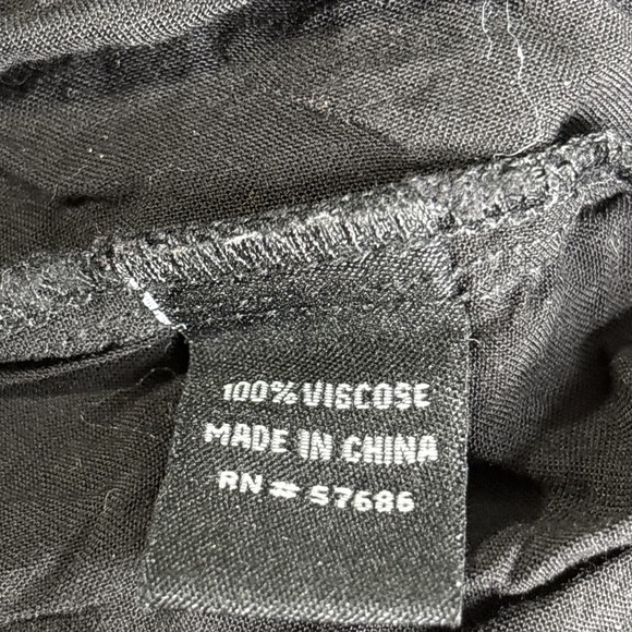 New Look Womens Pants Size 3X Black Loose Fit Wide Leg - Picture 11 of 13